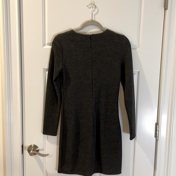 Zara Charcoal Gray Dress. Size: Medium. - Picture 2 of 2